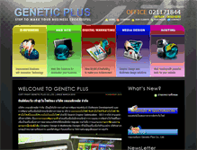 Tablet Screenshot of genetic-plus.com